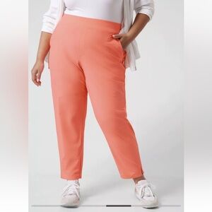 Athleta Brooklyn Ankle Pant - Sunset Glow Orange